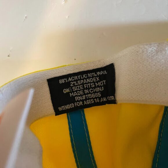 Nickelodeon Spongebob Squarepants Big Face Glasses A-Flex Baseball Cap Hat OSFM - Picture 6 of 10